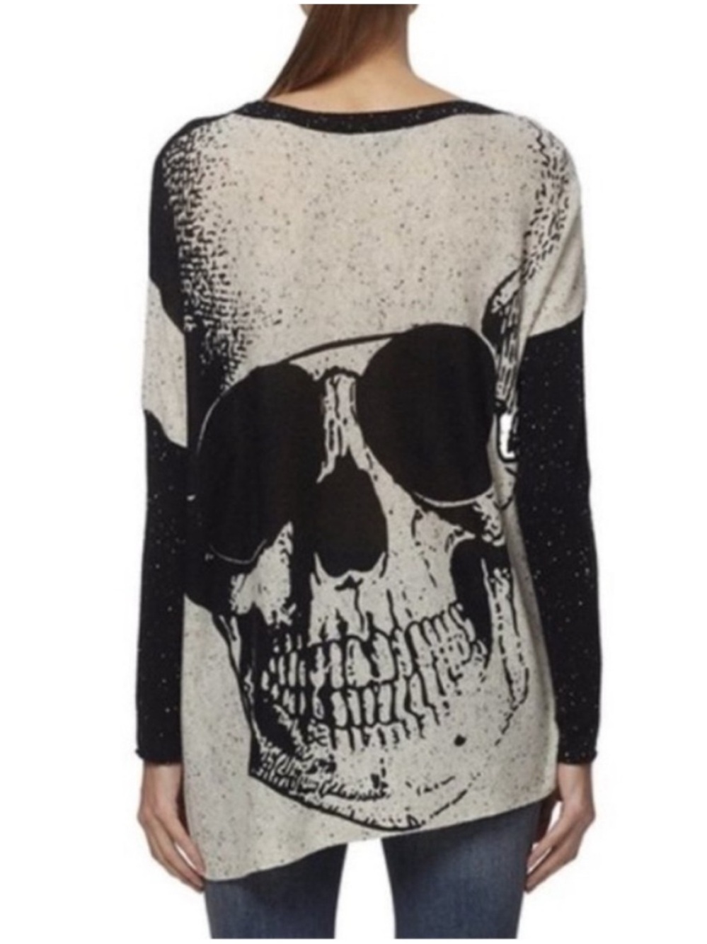 Skull Cashmere Giant Jack 100% Cashmere Sweater Small